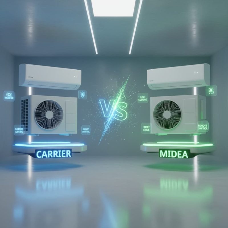 أسعار شراء وصيانة تكييف ميديا مقابل كاريير 1 أسعار شراء وصيانة تكييف ميديا مقابل كاريير