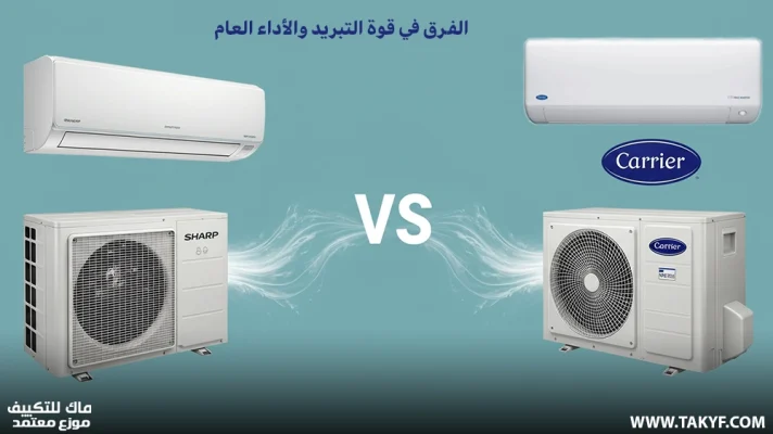 الفرق في قوة التبريد والأداء العام