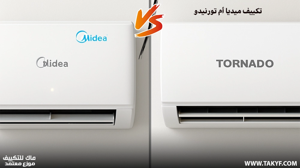 تكييف ميديا أم تورنيدو | مقارنة شاملة 10 تكييف ميديا أم تورنيدو