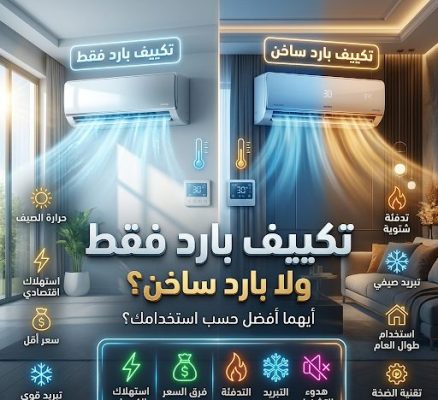 تكييف بارد فقط ولا بارد ساخن أيهما أفضل